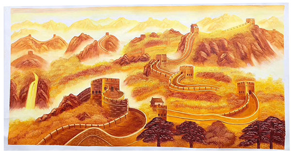 Compatible Landschaft JAHRRIESNGE  for The-Great-Wall-lpg1835 