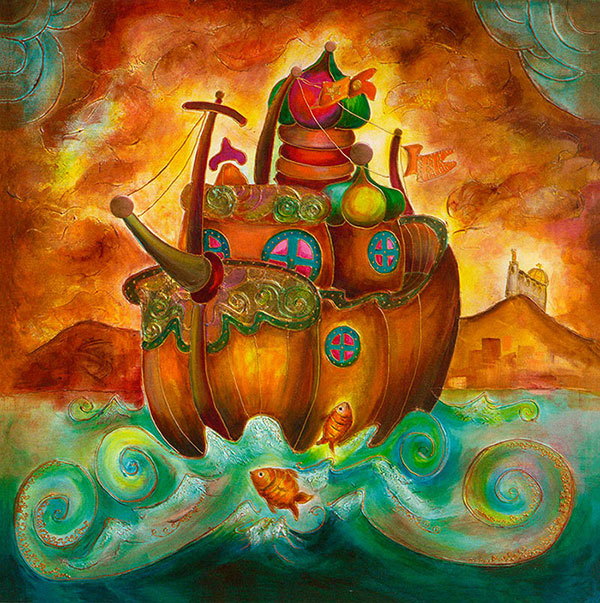 Compatible Abstrakt Jahrriesnge  for golden-boat-lpg2018 