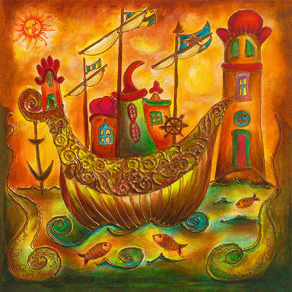 Compatible Abstrakt Jahrriesnge  for sun-ship-fish-lpg2021 