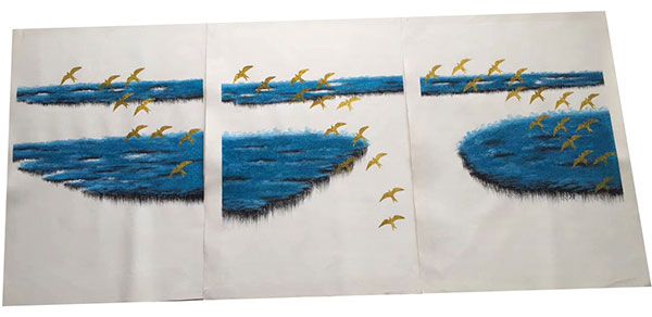 Compatible Tiere Jahrriesnge  for mixed birds and lake lpg2693 